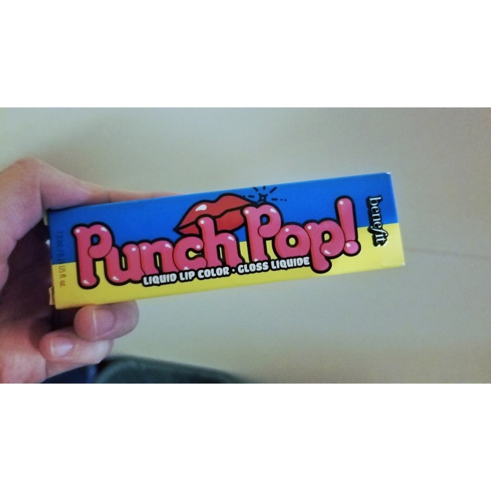 🔴🎉 Benefit Punch Pop! Liquid Lip Color - Mango - Picture 2 of 3